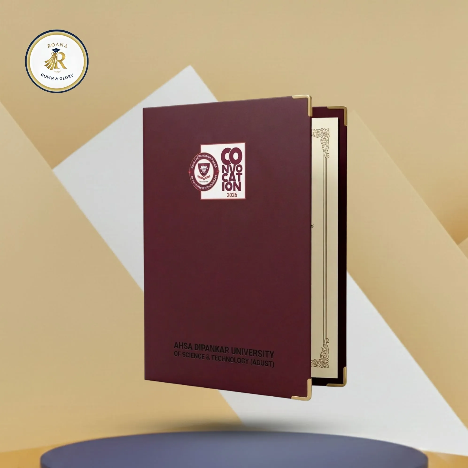 Leather Certificate Folder