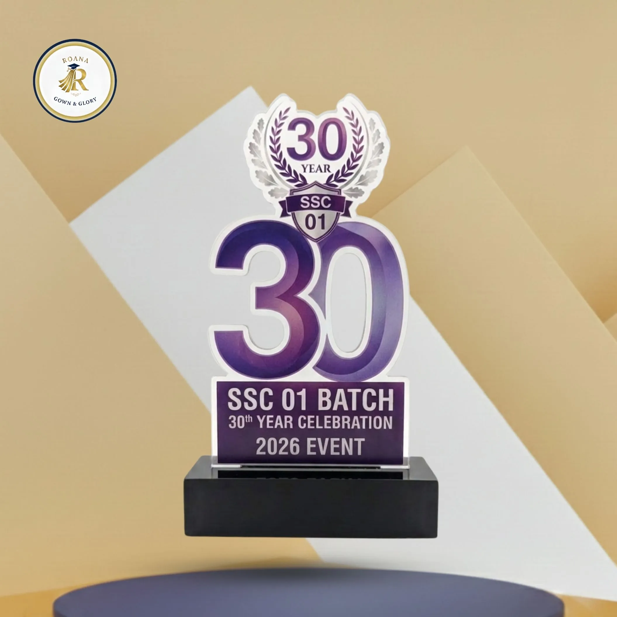 Custom Batch Reunion Acrylic Award