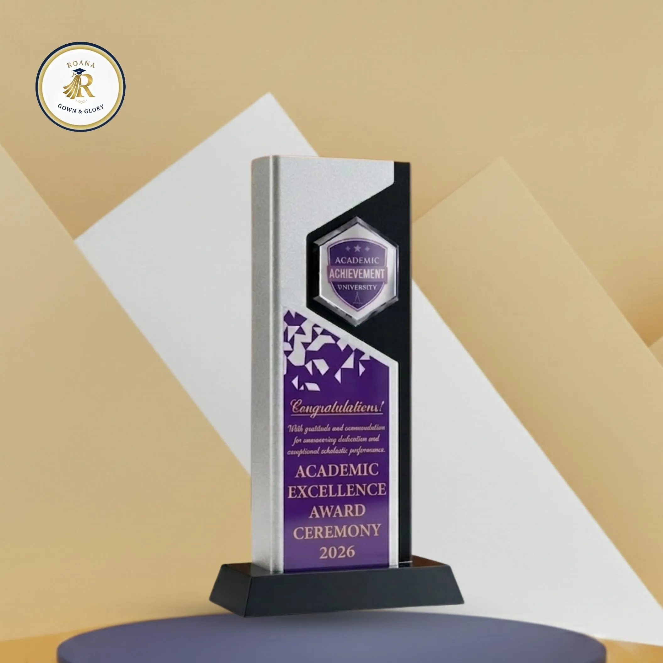 Year Celebration Acrylic Trophy